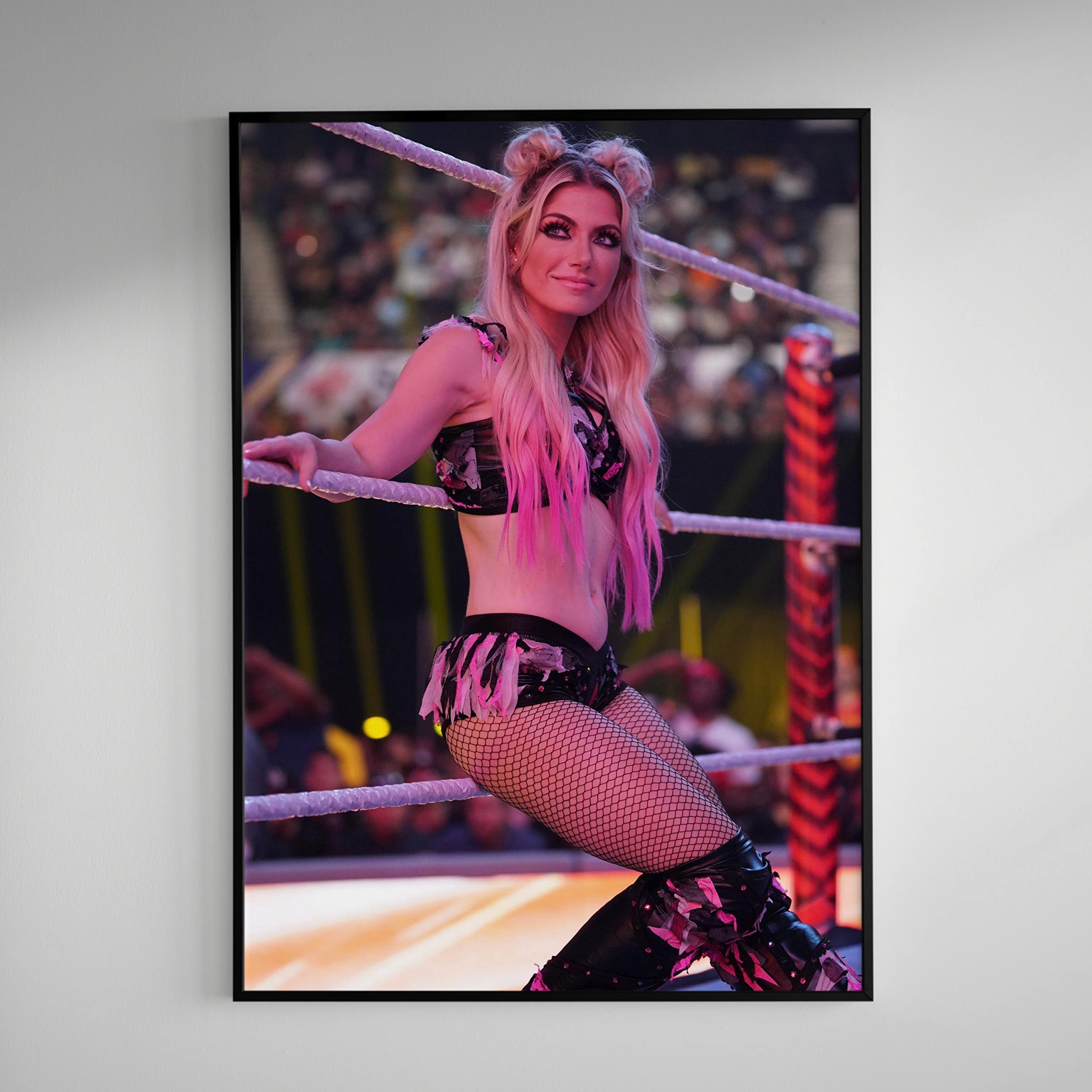 Alexa Wrestling Poster - Royal Rumble Gym Art for Home & Workout Room Decor