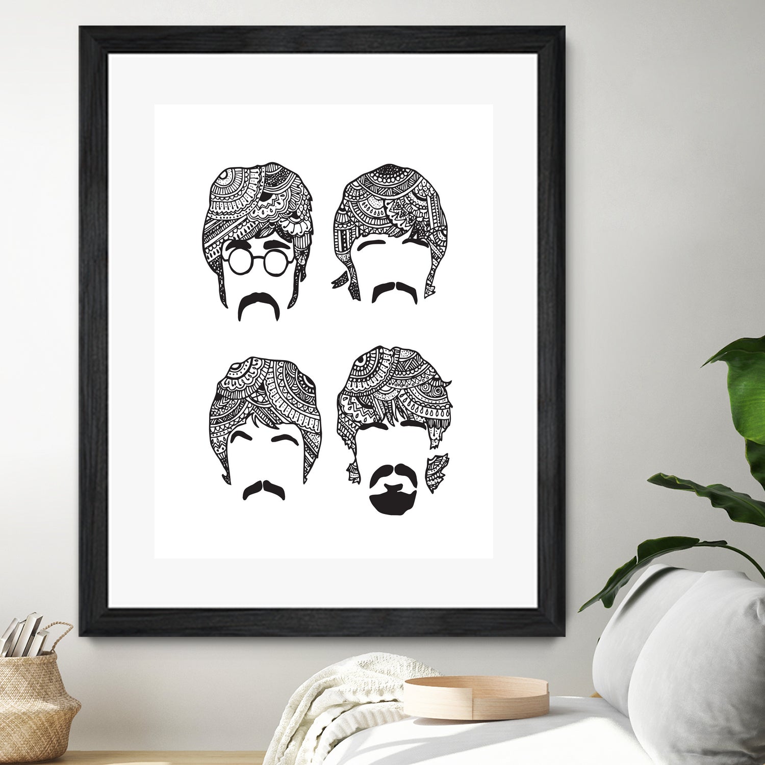 The Beatles Henna Tattoo Kit - Premium Temporary Tattoo Stickers for Music Lovers, Perfect for Concerts, Festivals & Theme Parties