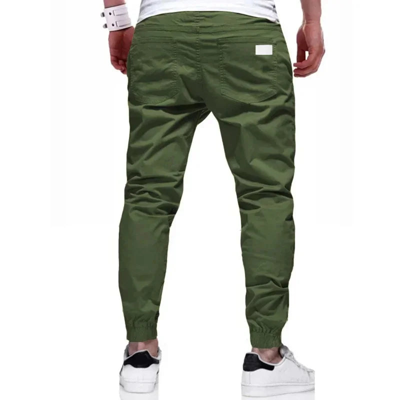 Men's Cargo Pants - Loose Fit Straight Leg Joggers, Large Size Casual Sweatpants with Multiple Pockets | Outdoor Hiking, Workwear & Streetwear Fashion