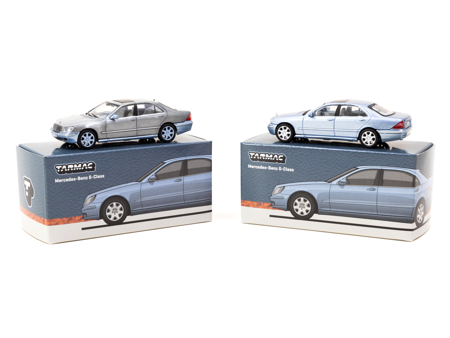 Tarmac Works 1/64 Scale Mercedes Benz S Class Diecast Model Car - Horizon Blue Metallic - Collectible Miniature Vehicle for Display & Racing - Perfect for Car Enthusiasts & Model Collectors