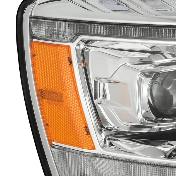 06-08 Dodge Ram PRO Series Halogen Projector Headlights - Chrome Housing - High Performance Replacement Headlights for Improved Night Driving & Off-Road Visibility