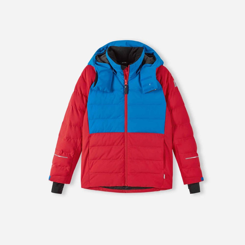 Reima Kuosku Boys Ski Jacket - Waterproof Winter Jacket for Kids, Tomato Red | Warm Snow Jacket for Skiing, Snowboarding & Outdoor Winter Activities