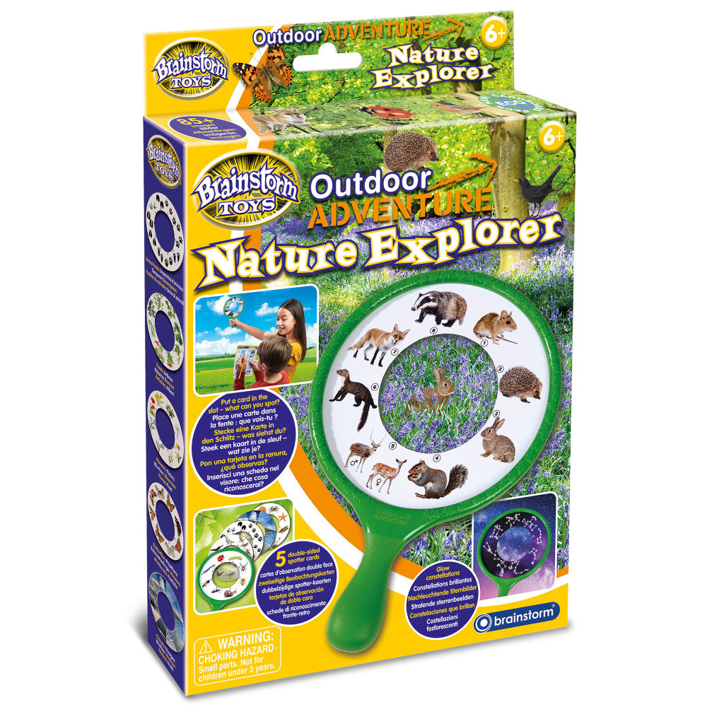 Brainstorm Toys Nature Explorer Set - Outdoor Adventure Learning Kit for Kids | STEM Educational Toys for Children | Perfect for Camping, Hiking & Backyard Exploration
