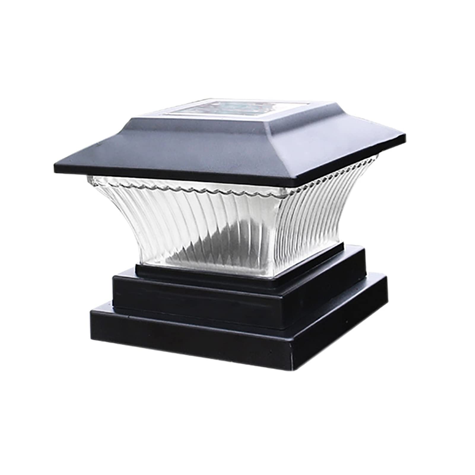 Solar Powered Outdoor Post Light - Waterproof LED Fence Post Cap Lights for Garden, Pillar & Wood Columns | Perfect for Pathway, Driveway & Landscape Lighting at Night