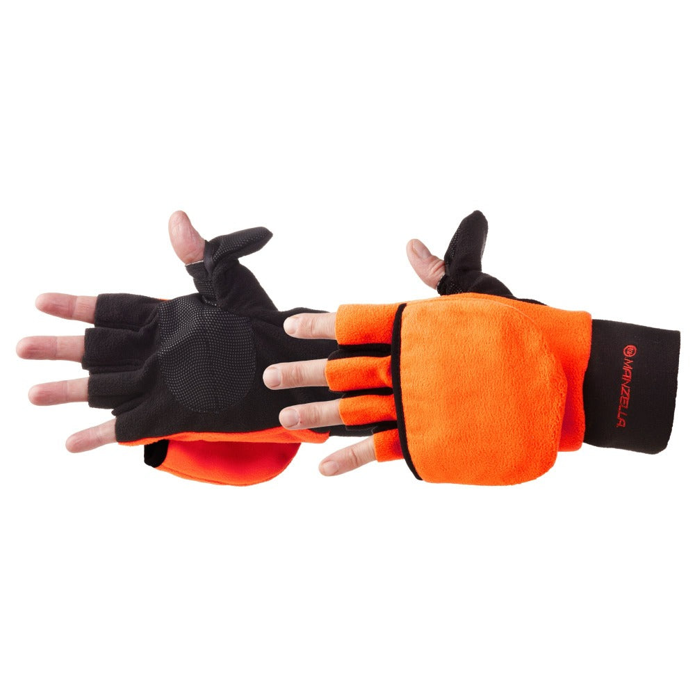Men's Hunter Convertible Gloves - Waterproof & Touchscreen Compatible for Outdoor Hunting, Hiking & Winter Sports