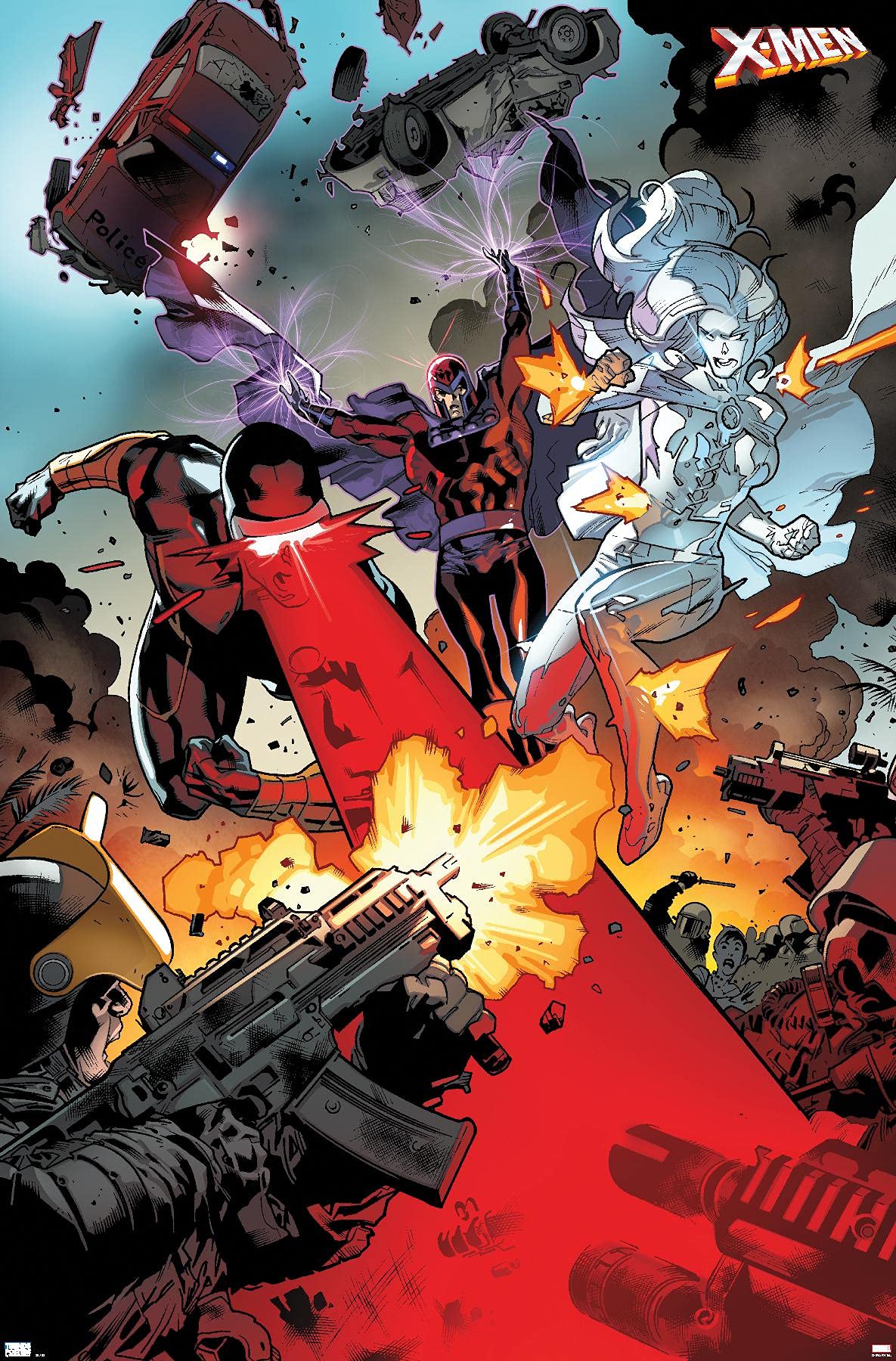 Marvel Comics X-Men Wall Poster - Cyclops, Magneto & Emma Frost Art Print | 34