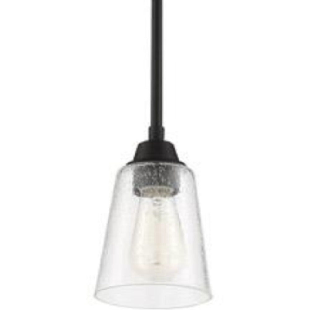 Venice Mini Pendant Light - Elegant Glass Ceiling Lighting Fixture for Bedroom, Kitchen, Dining Room & Living Room Decor