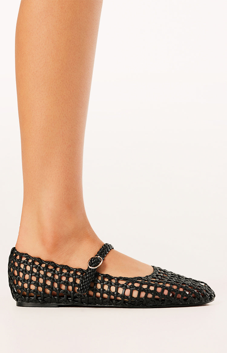 Billini Gitta Black Ballet Flats for Women - Comfortable & Stylish Pointed Toe Flat Shoes for Work, Office, and Casual Wear
