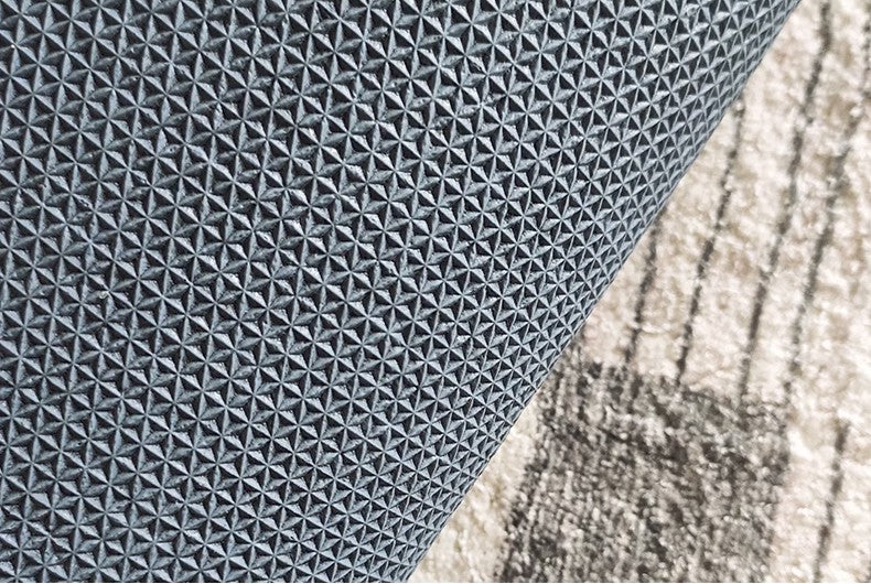 Modern Geometric Runner Rugs for Bedside, Hallway & Entryway - Non-Slip Contemporary Floor Mat for Dining Room, Living Room & Home Decor