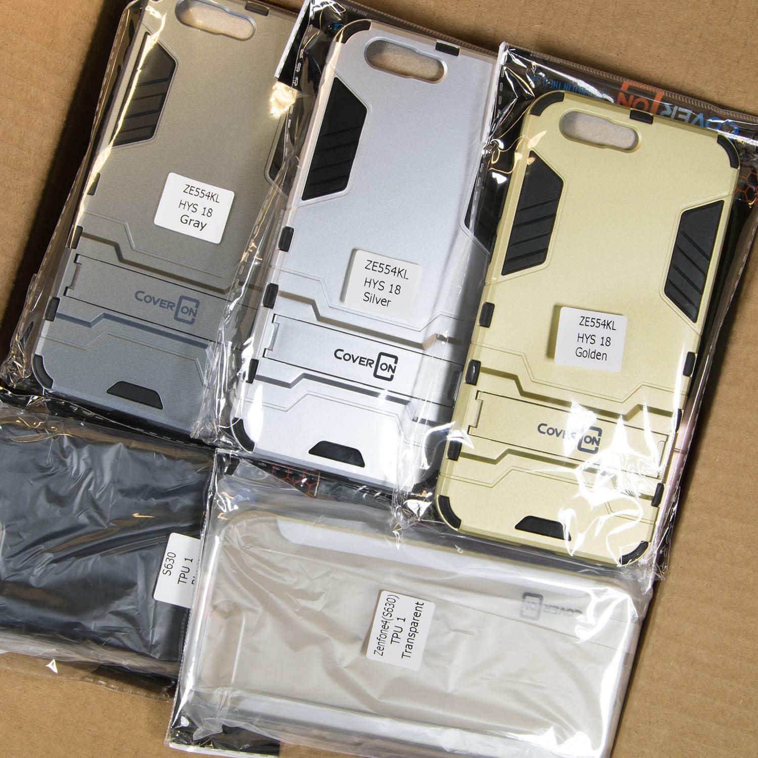 Wholesale Bulk 50 Pack Asus Zenfone 4 ZE554KL Phone Cases - Durable Protective Covers in Multiple Colors & Styles for Men Women - Perfect for Daily Use, Travel, and Gift Giving