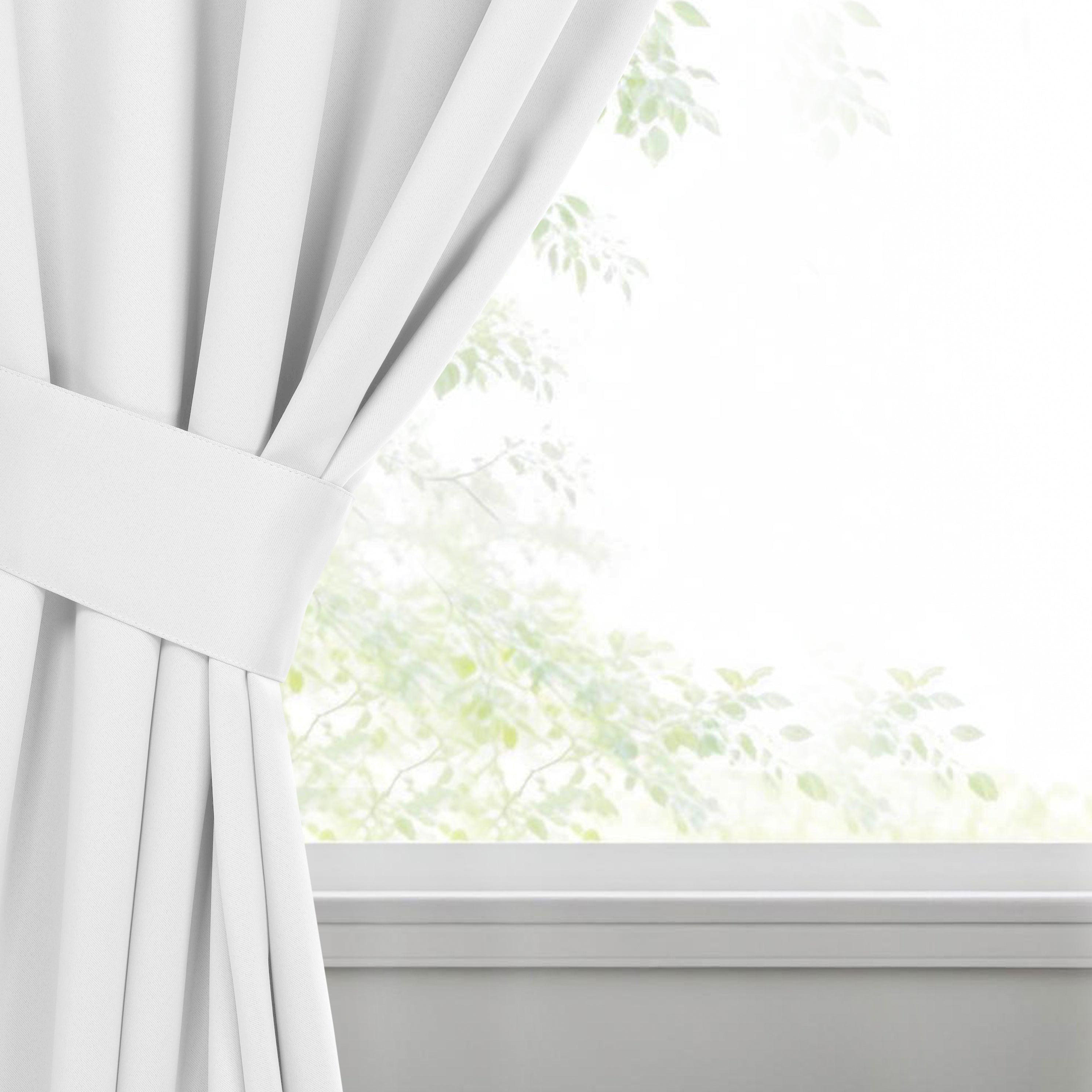 Machine Washable Blackout Curtains for Bedroom - Solid Room Darkening Window Drapes (Set of 2 Panels) - Perfect for Home Theater, Nursery & Light Sleepers