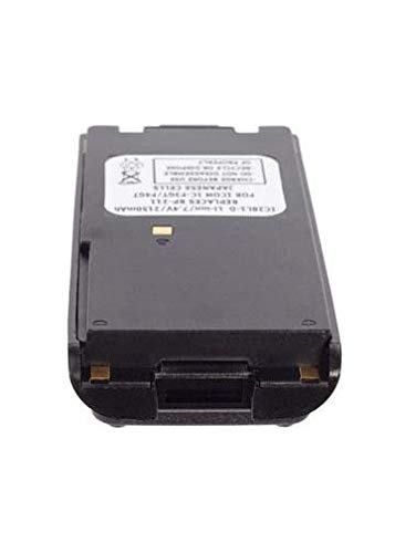 Rechargeable 7.2V 2500mAh Li-Ion Battery for Icom IC-A6 Two Way Radio - Perfect for Aviation, Marine & Emergency Communication