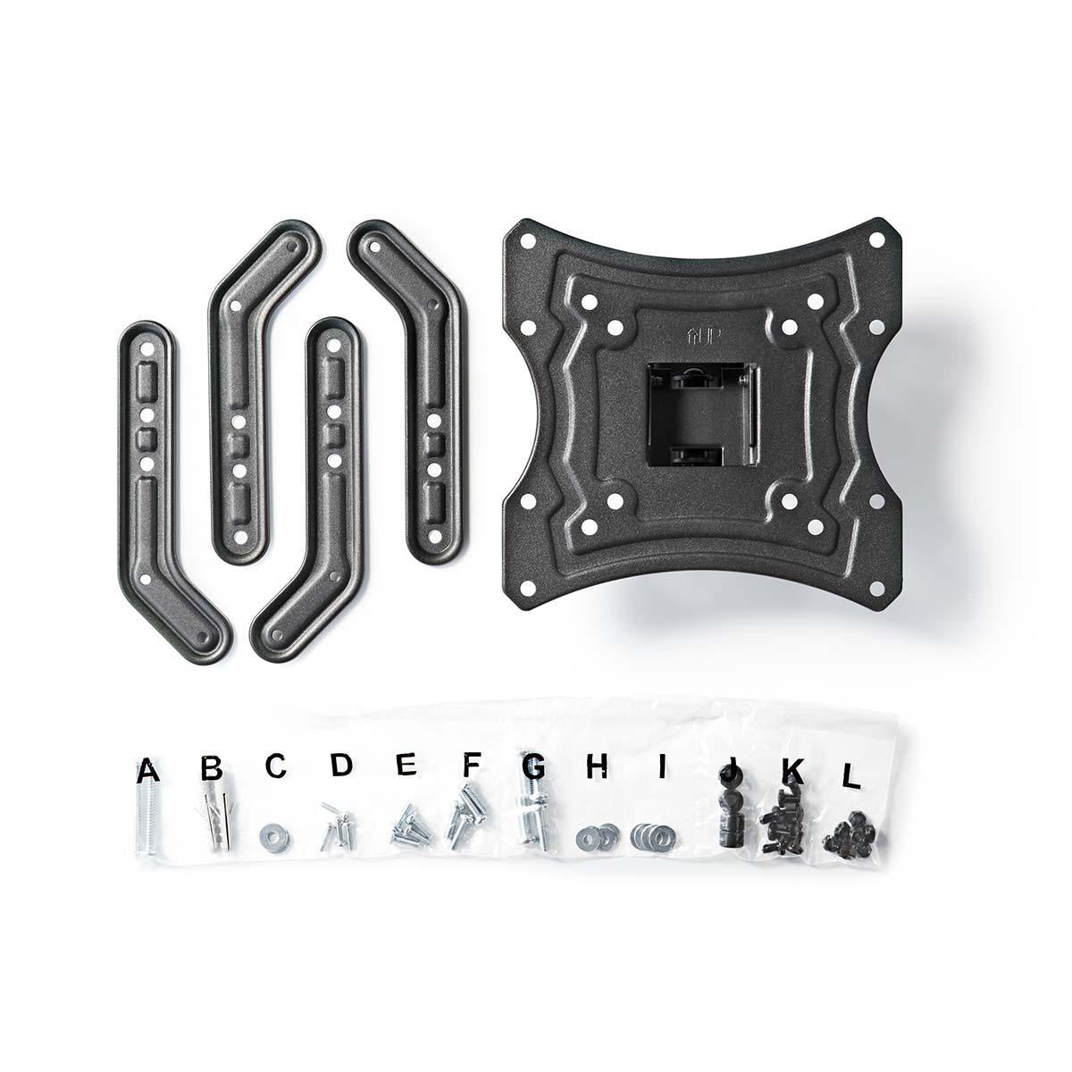 Universal TV Wall Mount Bracket - Swivel & Tilt for 23-55 Inch Screens, Max Load 40kg, Single Arm - Perfect for Living Room & Bedroom