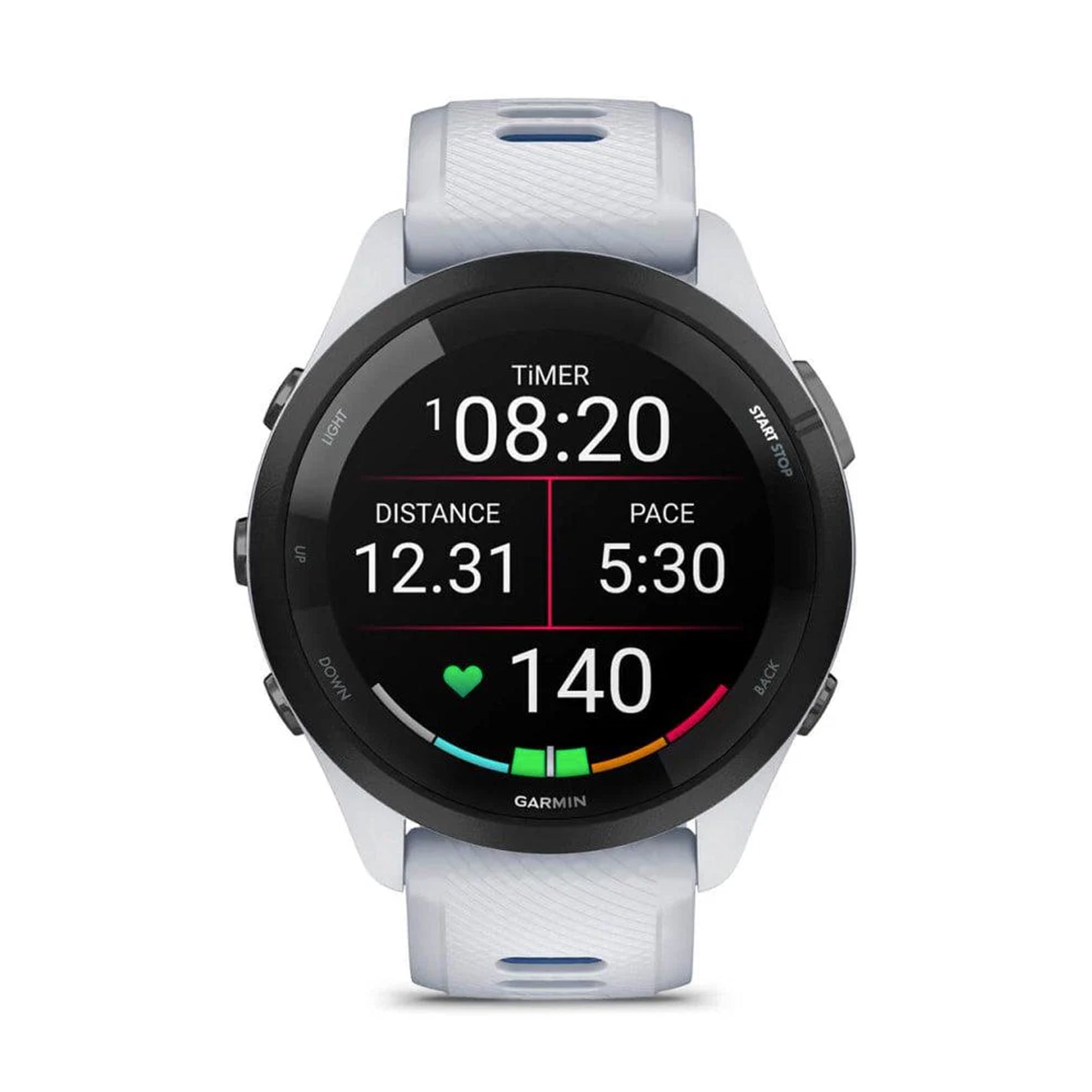 Garmin Forerunner 265 GPS Running Watch with AMOLED Display - Heart Rate Monitor, Music Storage, Smart Notifications - Perfect for Marathon Training & Outdoor Fitness Tracking