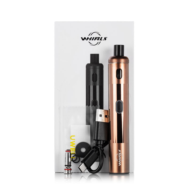 Uwell Whirl S Starter Kit - Refillable Pod Vape System with 1000mAh Battery & 2ml Pod - Perfect for Travel, Work, and On-the-Go Vaping