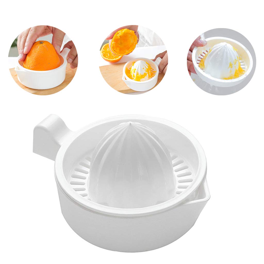 Double Layer Manual Citrus Juicer for Orange Lemon Lime - Hand Press Fruit Squeezer for Fresh Juice, Cocktails & Cooking - Durable Kitchen Tool for Home, Bar & Restaurant Use