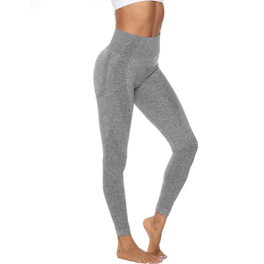 High Waist Seamless Leggings for Women - Push Up Yoga Pants with Elastic Waistband for Running, Gym & Fitness | Comfortable Workout Tights for Yoga, Pilates & Daily Wear