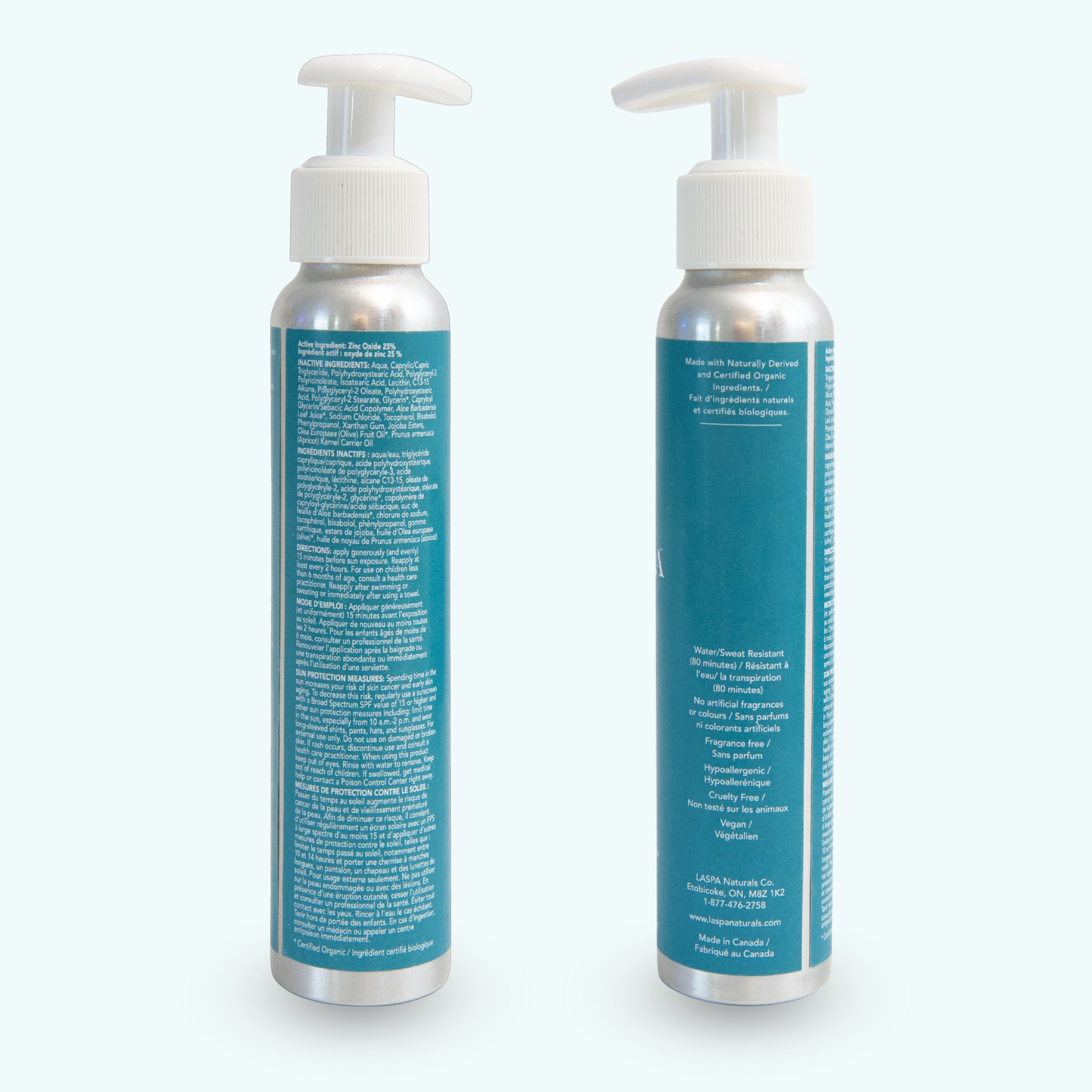 SPF 45 Mineral Sunscreen Lotion for Face & Body - Natural Zinc Oxide Protection - Broad Spectrum UVA/UVB Defense - Water Resistant - Perfect for Beach, Swimming & Outdoor Activities