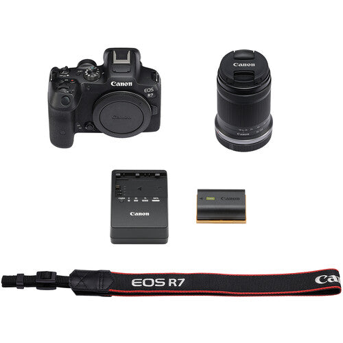 Canon EOS R7 Mirrorless Digital Camera with RF-S 18-150mm Lens Kit - Perfect for Travel, Vlogging & Wildlife Photography