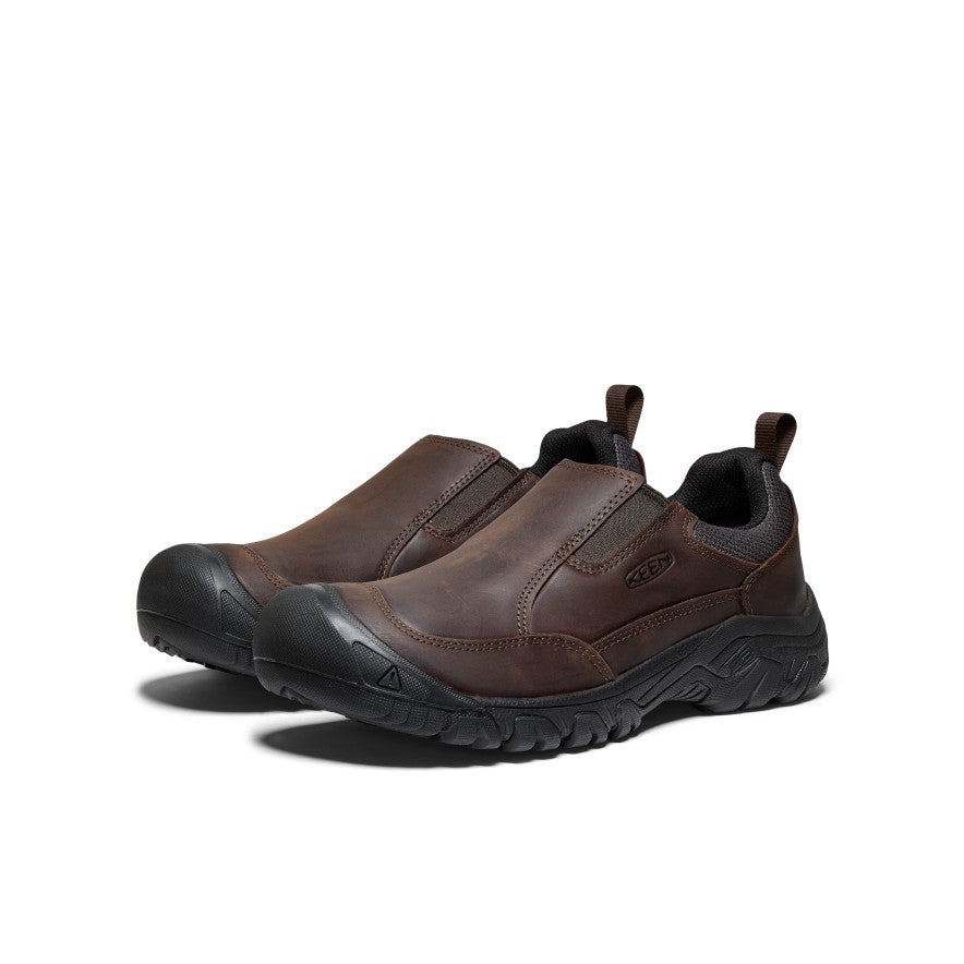 Men's Targhee III Slip On Waterproof Hiking Shoes - Dark Earth/Mulch Color | Lightweight & Comfortable for Outdoor Adventures, Camping & Trail Walking