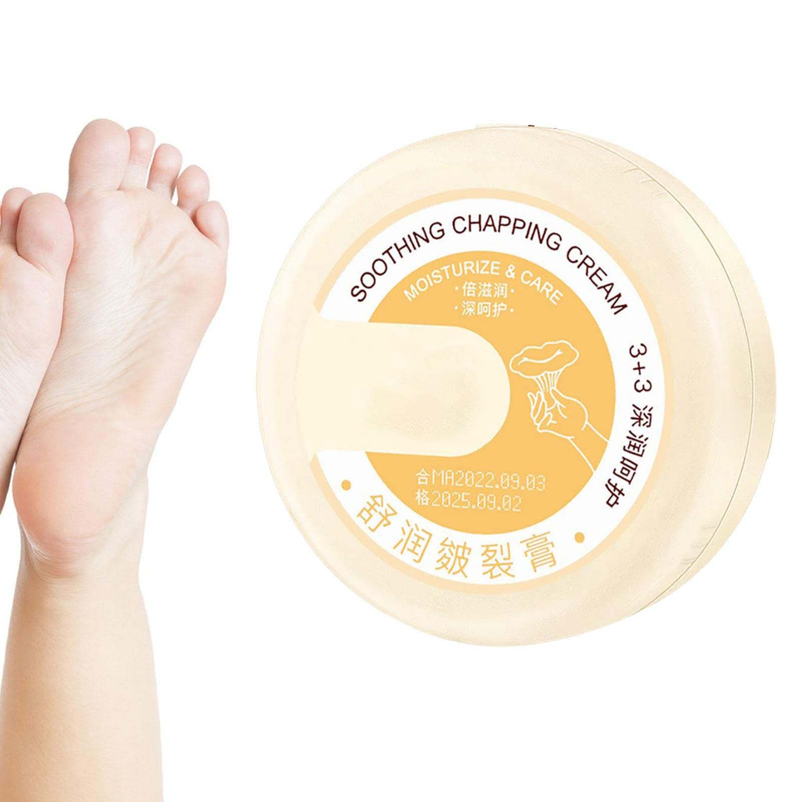 Crack Healing Cream - 20G Moisturizing Hand Lotion & Foot Cream for Dry Skin | Anti-Cracking Body Care for Elbows, Knees & Heels | Perfect for Winter Care & Overnight Repair