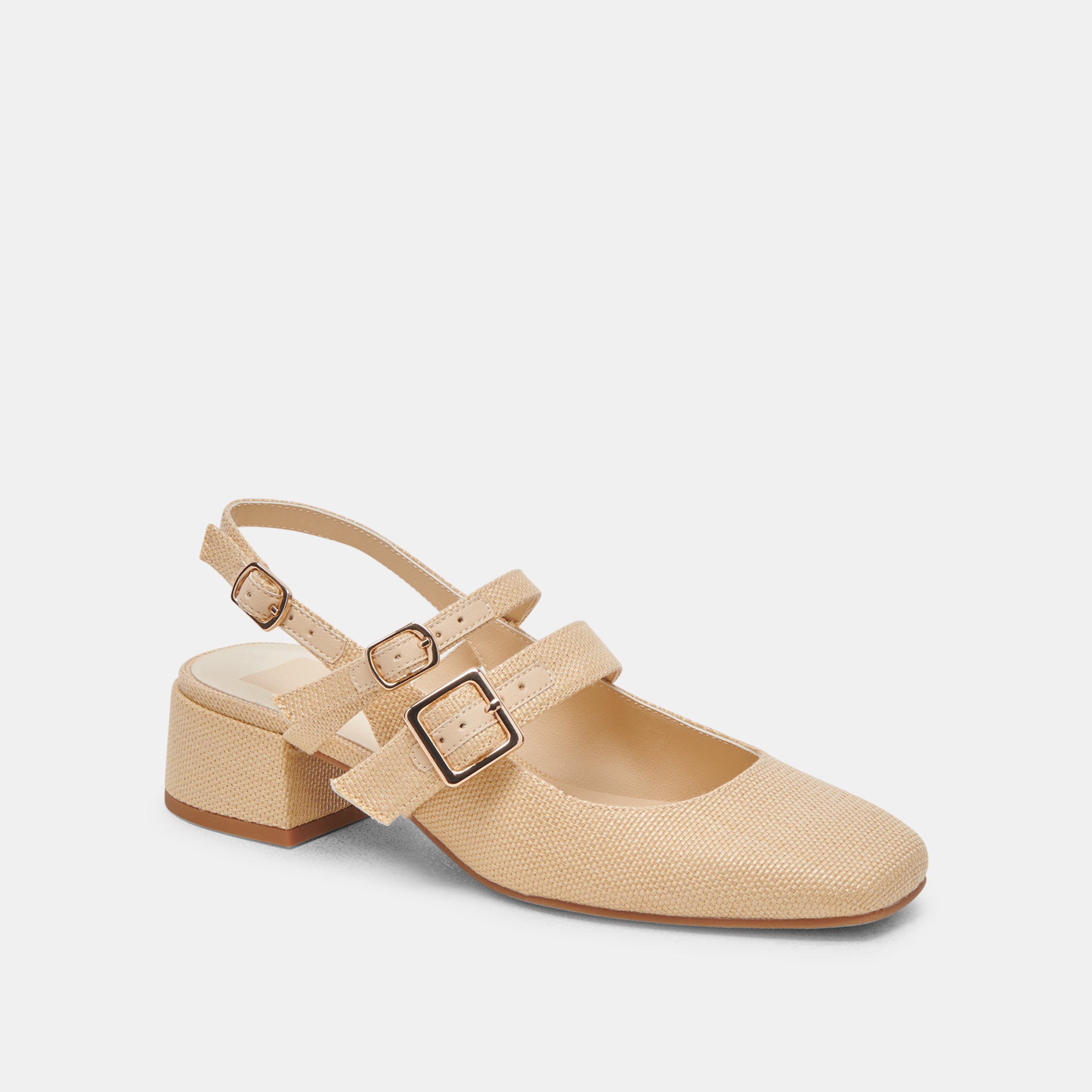 PATZY Women's Natural Raffia Heels - Comfortable Summer Wedge Sandals for Beach, Vacation & Casual Outings