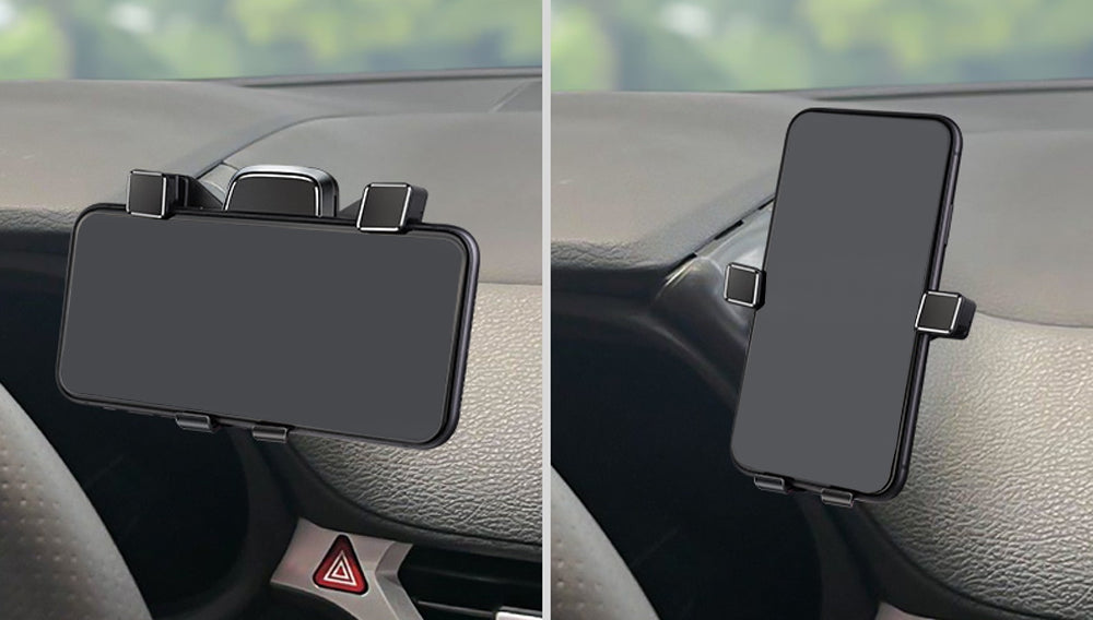 360° Rotating Dashboard Phone Mount Holder for 2021-2023 Toyota Sienna - Clip On Car Air Vent & Windshield Phone Stand for GPS Navigation & Hands-Free Driving