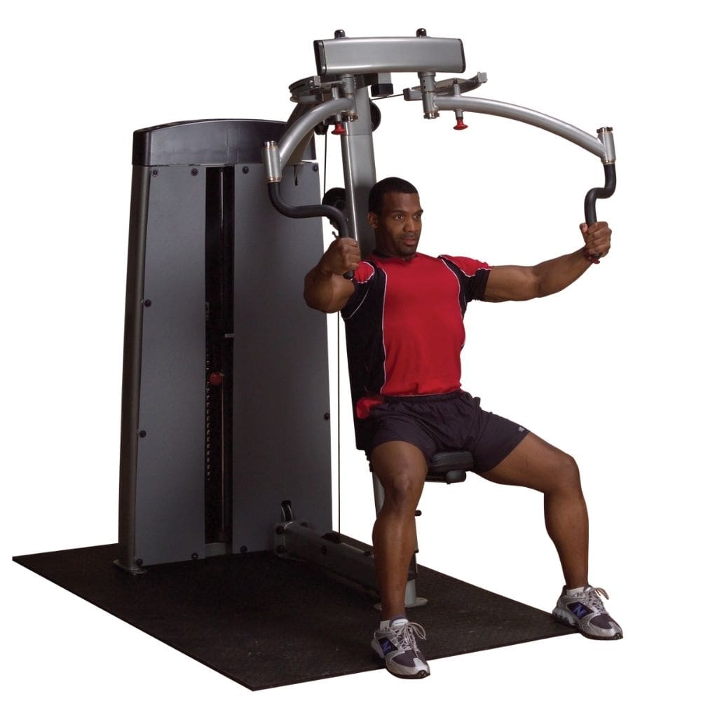 Body Solid Pro Dual Pec Fly and Rear Delt Machine DPEC SF - Home & Commercial Gym Strength Training Equipment for Chest & Shoulder Workouts