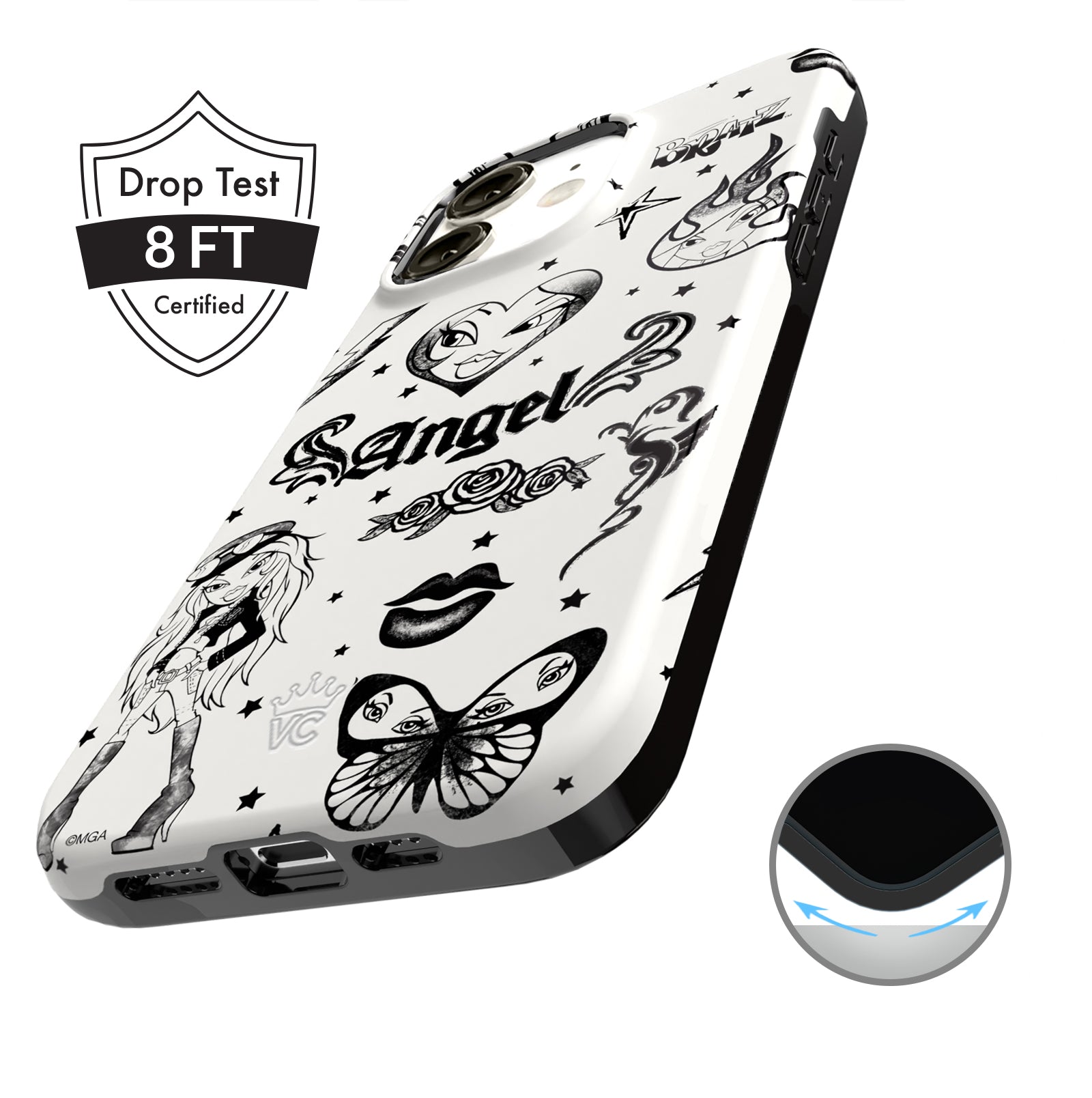 Bratz Inked iPhone Case - Stylish Protective Phone Cover for Bratz Fans | Perfect for Everyday Use, School & Travel