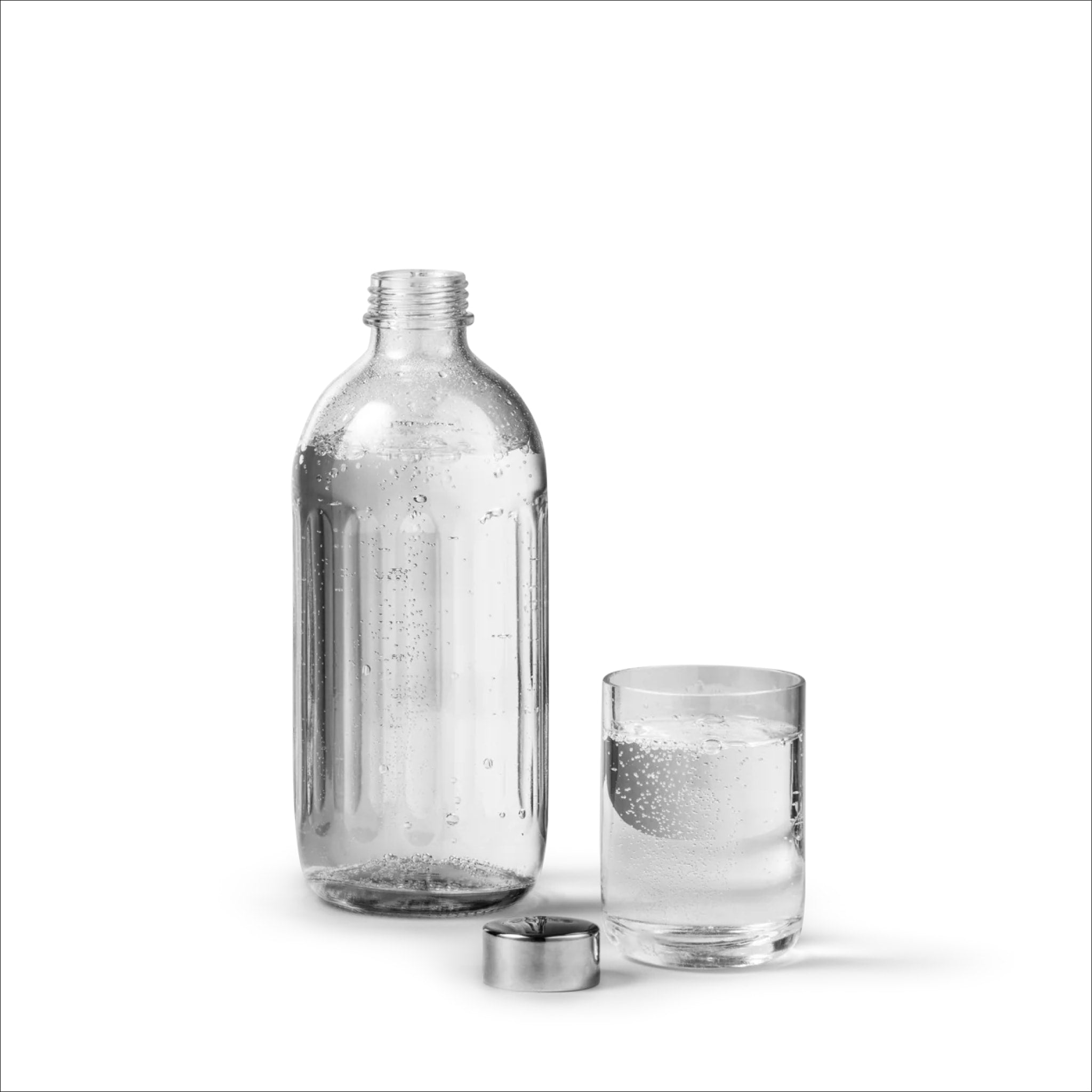 AARKE Carbonator Pro - 800mL Glass Bottle for Sparkling Water & Soda | Home, Office & Outdoor Use