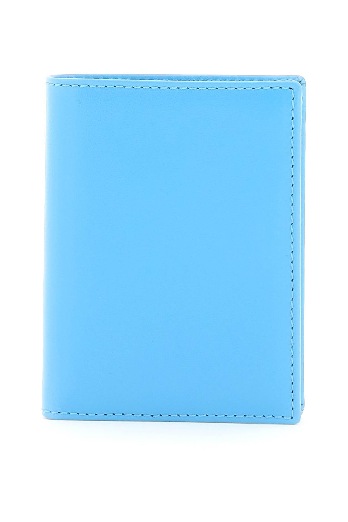 Comme des Garcons Genuine Leather Small Bifold Wallet for Men - Slim Minimalist RFID Blocking Card Holder for Everyday Use