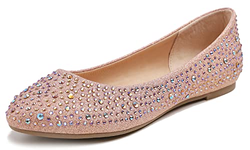Rose Gold Glitter Stone