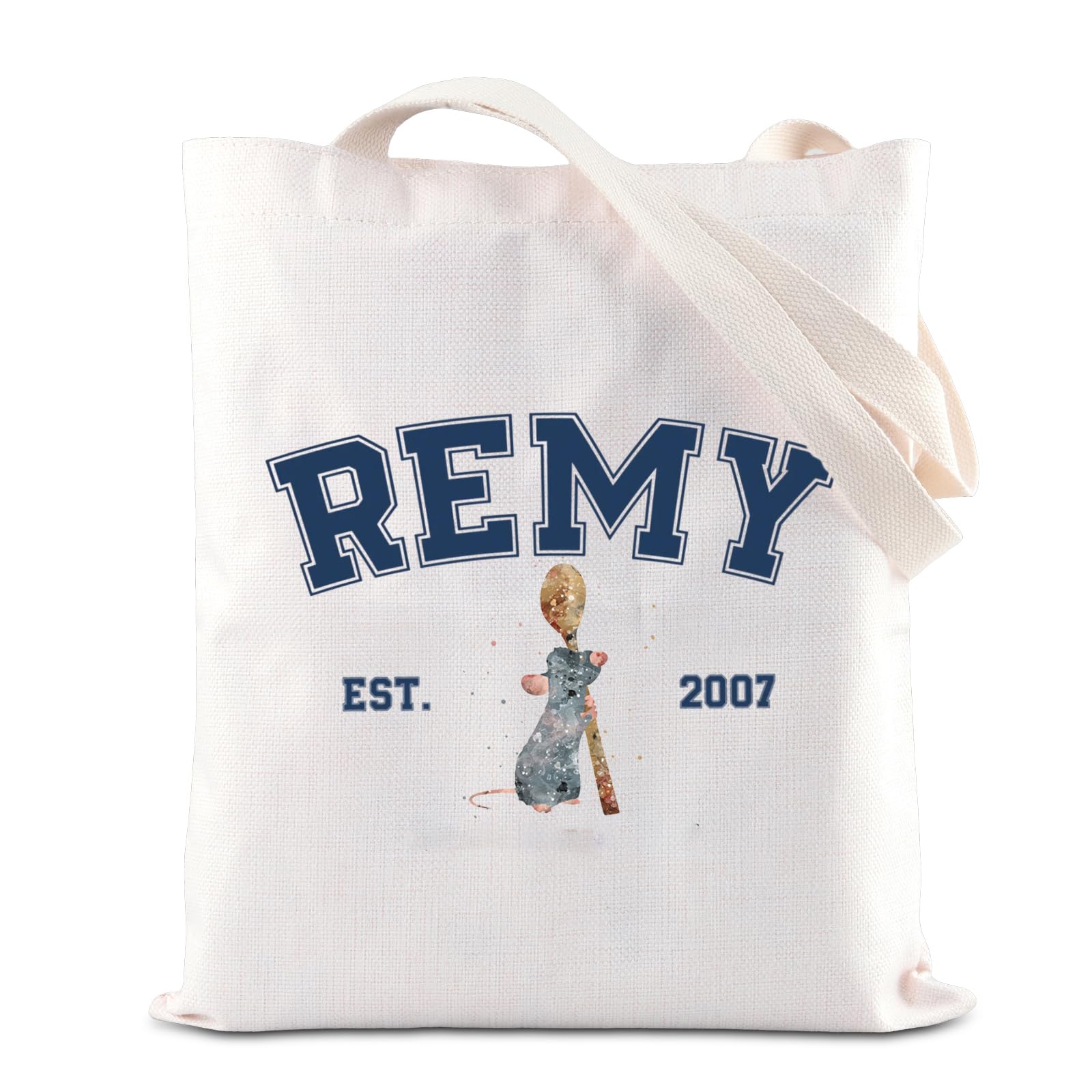 Remy Ratatouille Inspired Cosmetic Bag - Cute Mouse Chef Makeup Pouch with Zipper - Perfect Gift for Disney Fans & Beauty Lovers - Great for Travel, Daily Use & Cosmetics Storage (Est. 2007)