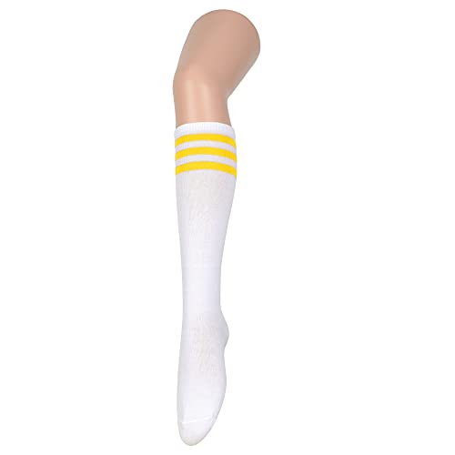 C White Yellow Striped