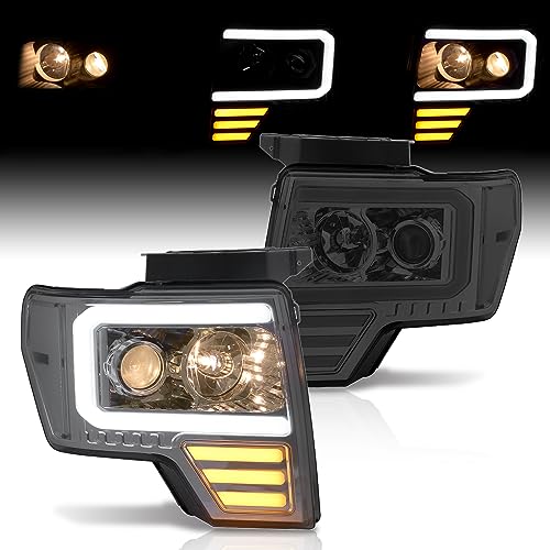 LED Chrome Housing Smoke Lens Clear Reflector