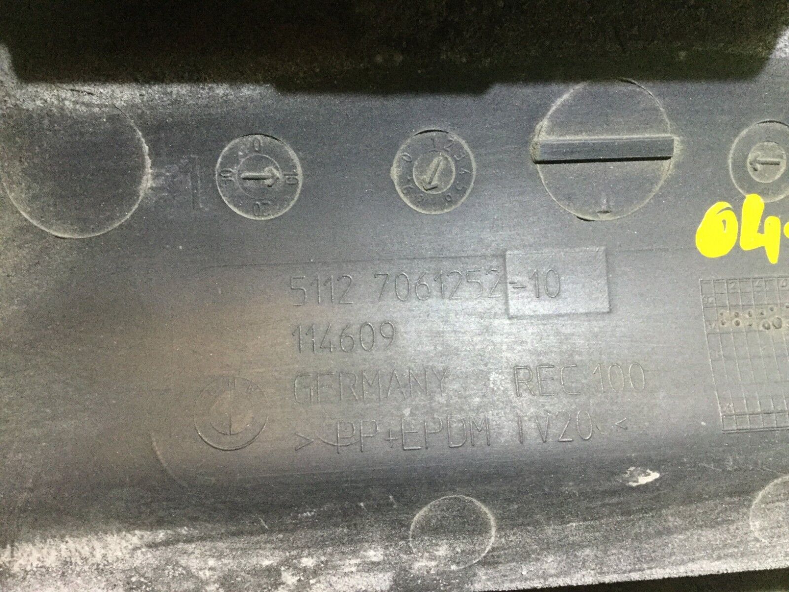 Genuine OEM BMW 5 Series E60 525i 530i Rear Bumper Cover (2004-2007) - Part #7061252 - Perfect Fit & Durable Replacement for Sedan Models - Ideal for Collision Repair & Car Restoration Projects