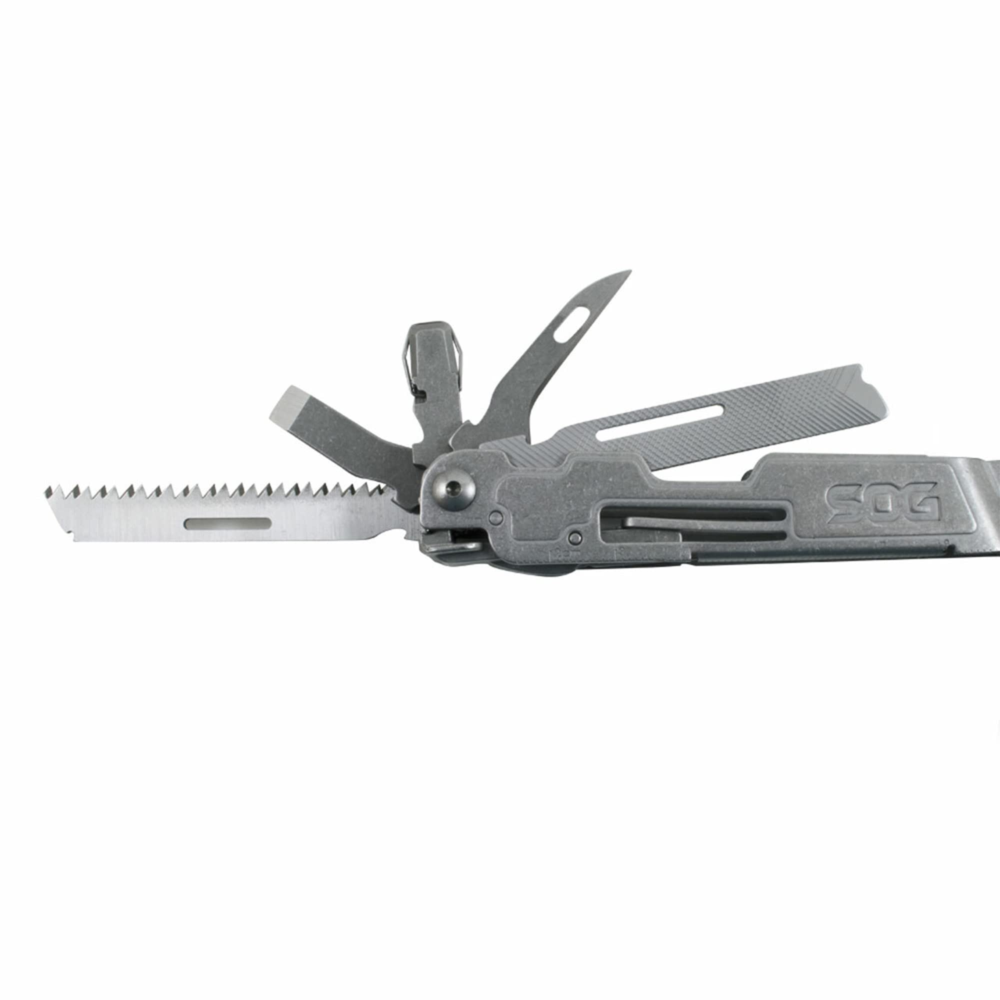 SOG PowerAccess Deluxe Multi-Tool with Stone Wash Finish - Compact Clamshell Packaging - Perfect for Camping, Hiking & Everyday Carry (EDC)