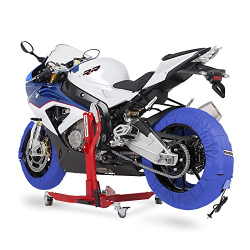 Aprilia Tuono 1000/R Tire Warmer Set - 60-80°C Blue | Motorcycle Racing & Track Day Essential Gear for Optimal Grip & Performance