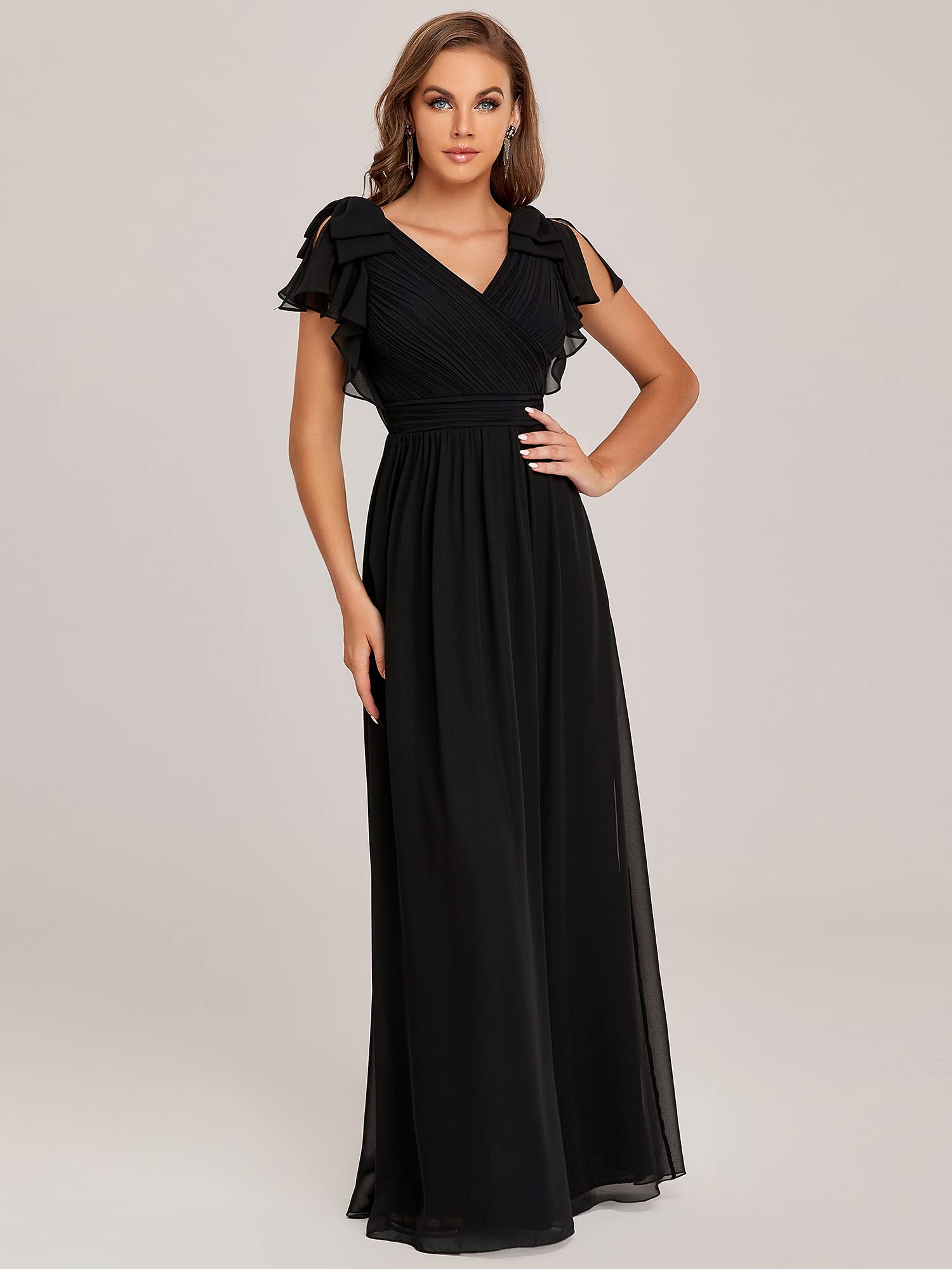 Ever-Pretty Women's A-Line Wedding Bridesmaid Dress Long Formal Gown 7709 - Elegant Evening Gowns for Weddings, Prom & Special Occasions