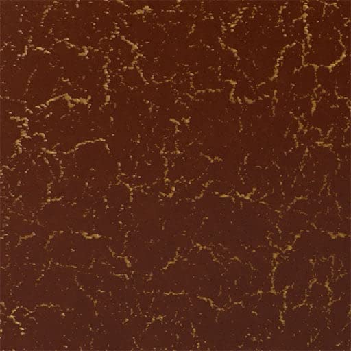 Hand-Painted Burnished Mahogany Crackle