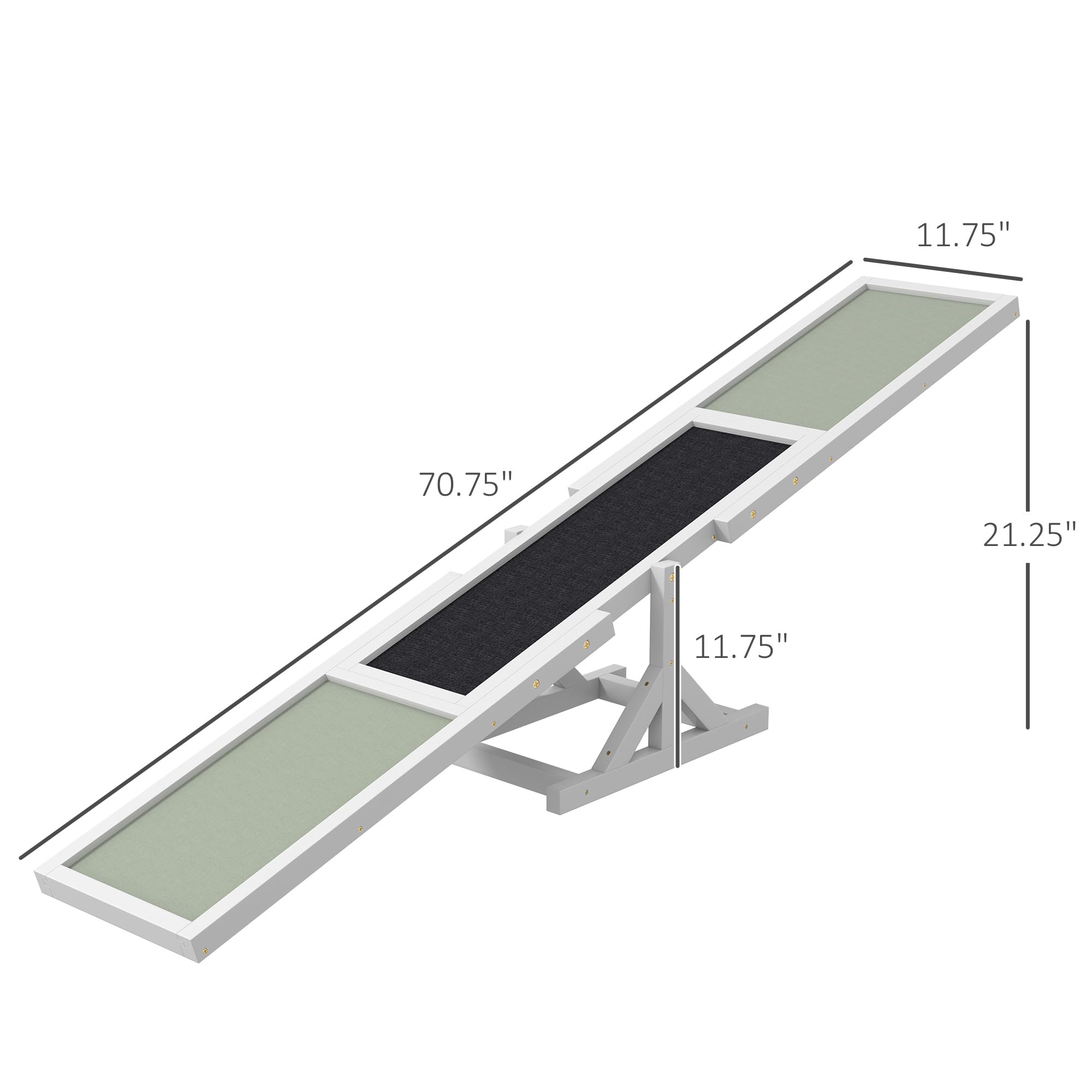 Durable Wooden Dog Seesaw for Training & Exercise - 71