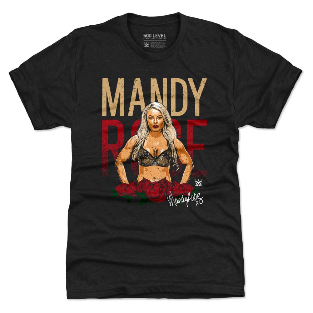 Mandy Rose WWE Men's T-Shirt - Official WWE Apparel for Men - Wrestling Fan Gift - Perfect for WWE Events, Gym Workouts & Casual Wear