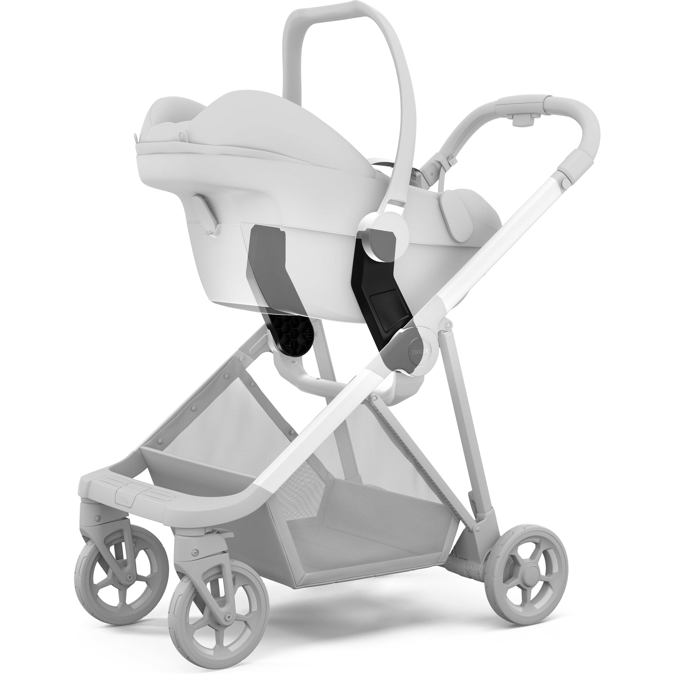 Thule Shine Infant Car Seat Adapter - Compatible with Maxi Cosi, Nuna & Cybex Car Seats | Safe & Secure Travel Solution for Babies | Perfect for Road Trips, Airports & Daily Commutes