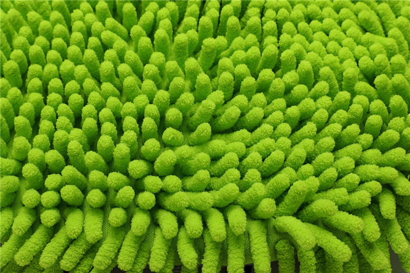 3 in 1 Chenille Wash Mop & Window Cleaner with Removable Car Wash Mitt (3.75 ft) - Perfect for Home, Car, and Window Cleaning - Multi-Surface Cleaning Tool for Floors, Vehicles, and Glass