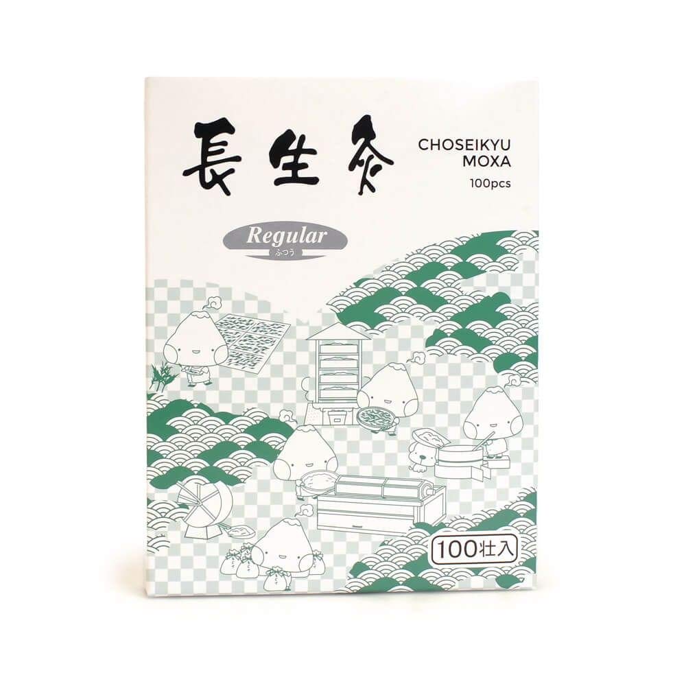 Premium Japanese Chosei-Kyu-Ibuki Moxa Sticks (100 Count) - Natural Herbal Therapy for Pain Relief & Relaxation - Perfect for Acupuncture, Massage & Home Wellness Use