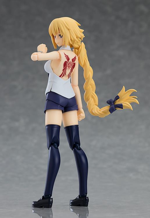 Fate/Apocrypha Figma #466 Ruler Jeanne d'Arc (Casual Version) - Anime Action Figure for Collectors & Display - Perfect for Cosplay, Shelf Decoration & Anime Fans