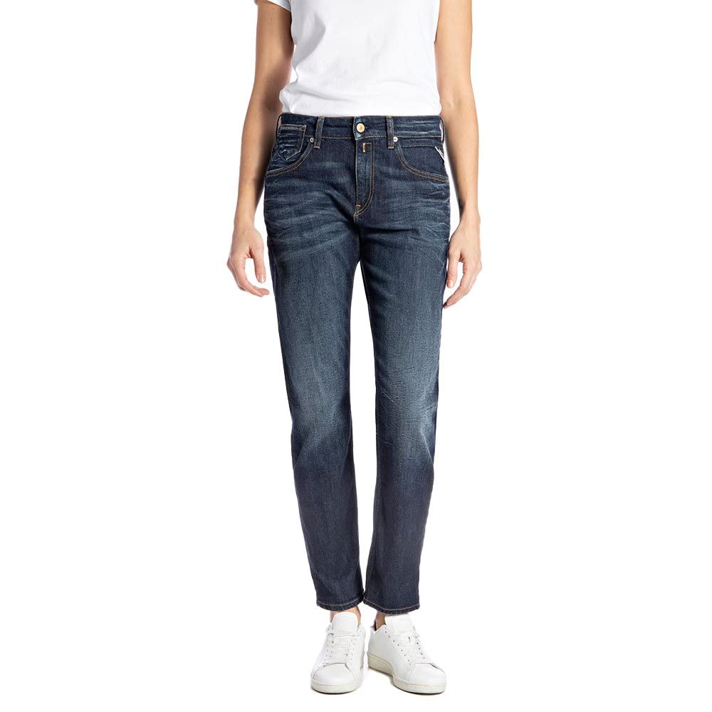 Replay Women's High Waist Skinny Jeans - Stretch Denim Pants for Casual Wear & Everyday Outfits | Perfect for Work, Dating & Weekend Looks