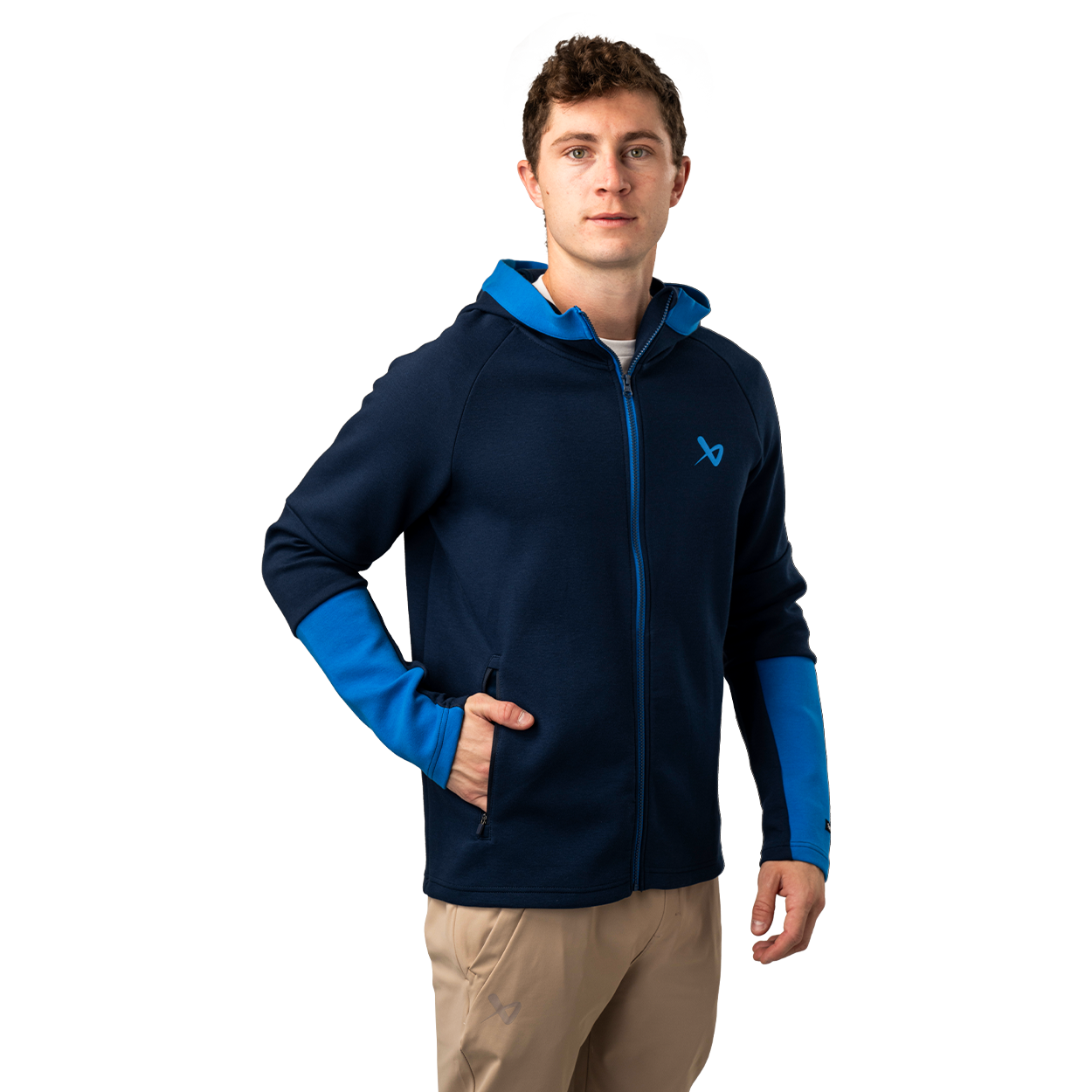 Bauer FLC Colorblock Full-Zip Senior Hockey Jacket - Lightweight & Durable for Ice Hockey Training & Games