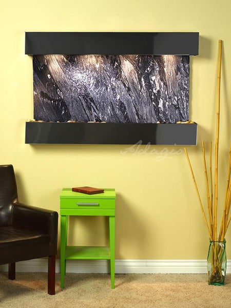 Adagio Sunrise Springs Square Blackened Copper Black Spider Marble Bathroom Sink - SSS1507 - Perfect for Modern Farmhouse, Industrial & Vintage Bathroom Decor