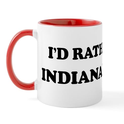White/Red Inside - Rather Be In Indianapolis Mug